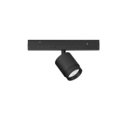Nova Luce Ultra Slim - Stromschienenstrahler - Abstrahlwinkel einstellbar von 15 bis 36 Grad - Ø 4,5 cm - inkl. 5W LED - schwarz