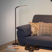 Lucide Gilly - Stehleuchte - 153 cm - 5W LED inkl - schwarz
