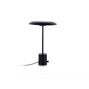 Faro Hoshi - Tischleuchte - Ø 26 x 40 cm - 12W dimmbare LED inkl - schwarz glänzend