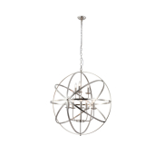 Searchlight Orbit - Pendelleuchte - Ø 80 x 200 cm - satiniert silber