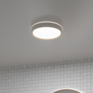 Nordlux Noxy - Deckenleuchte für Badezimmer - Ø 35 x 5 cm - 3 Stufen Moodmaker SceneSelect Funktion - 15W LED inkl. - IP44 - weiß