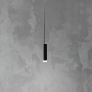 Nova Luce Doc - Hängeleuchte - Ø 3 x 120 cm - 5W LED inkl. - schwarz