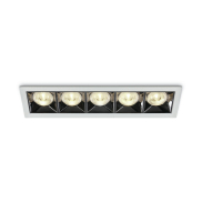 ONE Light Mirror Square Boxes - Einbaustrahler - 207 x 54 mm, 200 x 45 mm Einbaumaß - inkl. 20W LED - weiß
