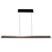Maxlight Jo-Jo - Hängeleuchte - 124 x 6 x 195 cm - 38W LED inkl - 2700K-5500K - grau und schwarz