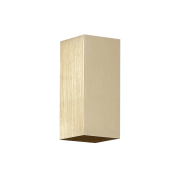 Searchlight Square - Wandleuchte - 6,7 x 6,7 x 15,5 cm - gold