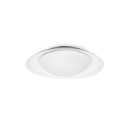 Faro Side - Wand-/Deckenleuchte - Ø 39 x 11 cm - 15W LED inkl. - matt weiß