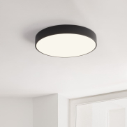 Nova Luce Hadon - Deckenleuchte - Ø 50 x 7 cm - Sand schwarz