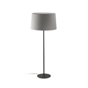 Faro Windsor – stehlampe – Ø 64 x 160 x 37,5 cm – mattschwarz und grau