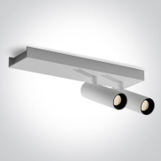 ONE Light Wall & Ceiling LED - Aufbaustrahler 2L - 25 x 7 x 10 cm - 2 x 5W LED inkl. - weiß