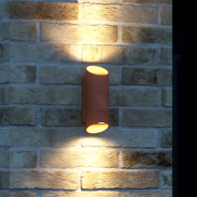 Nordlux Nico - Außenwandleuchte - 9,5 x 7,7 x 23,5 cm - IP54 - Rost