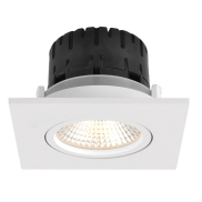 Artdelight Austin - Einbaustrahler - 85 x 85 mm, Ø 68 mm Einbaumaß - inkl. 6W dimmbarer LED - weiß