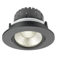 Artdelight Austin - Einbaustrahler - Ø 85 mm, Ø 68 mm Einbaugröße - 6W dimmbare LED inkl. - schwarz