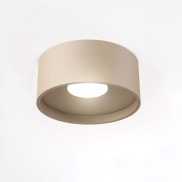 Artdelight Oran - Deckenleuchte - Ø 12 x 5 cm - 10W dimmbare LED inkl. - IP54 - Champagner