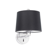 Faro Montreal - Wandleuchte - 21,5 x 19 x 32 cm - schwarz und chrom