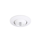 Maxlight Yuca Round Tilted - Einbaustrahler 1L - Ø 55 mm, Ø 45 mm Einbaumaß - inkl. 3W LED - weiß