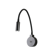 Faro Pixie - Wandleuchte mit Schalter - 8 x 3 x 39 cm - 2W LED inkl. - mattschwarz
