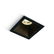ONE Light Chill Out - Einbaustrahler - 84 x 84 mm, 76 x 76 mm Einbaumaß - schwarz
