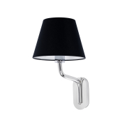 Faro Eterna - Wandleuchte - 21,5 x 20 x 16 cm - schwarz und chrom