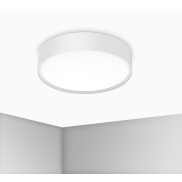 Century Italia Blanca Luxe - Deckenleuchte - Ø 40 x 7 cm - 24W LED inkl. - weiß