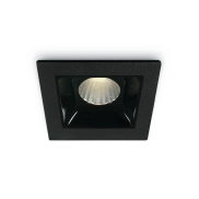 ONE Light Shop Square Boxes - Einbaustrahler - 45 x 45 mm, 36 x 36 mm Einbaumaß - 2W dimmbare LED inkl. - schwarz