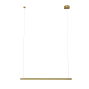 Maxlight Trio - Pendelleuchte - 100 x 3,6 x 150 ccm - 12W dimmbare LED inkl - gebürstetes Gold