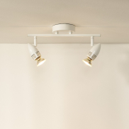 Lucide Caro - Aufbaustrahler - 32 x 9 x 13 cm - 2 x 5W LED inkl - weiß