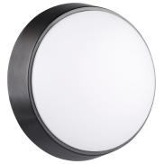 Century Italia Oasi CCT - Wand-/Deckenleuchte - Ø 21,5 x 8 cm - 14W LED inkl. - IP65 - schwarz