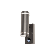 Integral LED Malaga – außenwandleuchte mit bewegungsmelder - 6,8 × 11,6 × 21,6 cm – IP54 – anthrazit