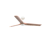 Faro Heywood L - Deckenventilator mit Licht - Ø 132 cm - matt Weiß und Kiefer
