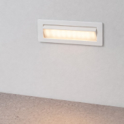 Nova Luce Echo - Wandeinbauleuchte - 17,6 x 6,25 x 6,3 cm - 6W LED inkl. - IP54 - Sand Weiß