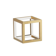 Nova Luce Gabbia - Tischleuchte - 16 x 16 x 16 cm - 20 dimmbare LED inkl - gold