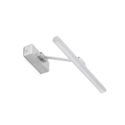 Faro Magritte - Wandleuchte - 30 x 22 x 4 cm - 6W LED inkl. - Nickel satiniert