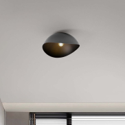 Nova Luce Opsi - Deckenleuchte - Ø 50 x 24 cm - Sand schwarz