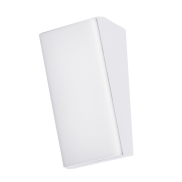 Nova Luce Keen - Außenwandleuchte - 9 x 7 x 18 cm - 12W LED inkl. - IP65 - weiß