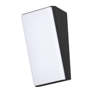 Nova Luce Keen - Außenwandleuchte - 9 x 7 x 18 cm - 12W LED inkl. - IP65 - schwarz