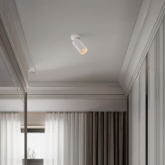 Nova Luce Oso – Spot und Aufbau – Ø 7 x 13 cm – Weiß