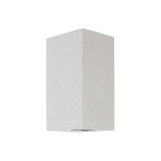 Nova Luce Fuento - Außenwandleuchte - 8,6 x 10 x 18 cm - IP65 - weiß