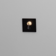 Nova Luce Cael - Wandeinbauleuchte - 7 x 7 x 7,5 cm - 3W LED inkl. - IP65 - dunkel anthrazit