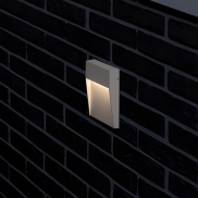 Nova Luce Fem - Außenwandleuchte - Ø 16 x 16 x 2,7 cm - 5W LED inkl. - IP54 - Sand Weiß