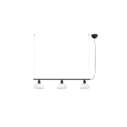 Faro Tatawin S - Pendelleuchte - 100 x 18,4 x 210 cm - schwarz satiniert und weiß glänzend