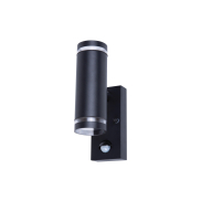 Integral LED Malaga – außenwandleuchte mit bewegungsmelder – 6,8 × 11,6 × 21,6 cm – IP54 – schwarz