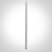 ONE Light Pendelleuchte Tubes - Hängeleuchte - Ø 2,6 x 120 cm - 6W LED inkl. - weiß