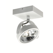 Artdelight Wajer - Aufbaustrahler - 12 x 12 x 14 cm - 3,5W dimmbare LED inkl - weiß