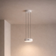 Nova Luce Afi - Hängelampe - Ø 20 x 280 cm - 24W dimmbar LED inkl. - weiß