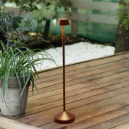 Nova Luce Arion - Gartenpfosten - Ø 11 x 50 cm - 4W LED inkl. - IP65 - corten