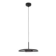 Maxlight Deux - Pendelleuchte - 40 x 30 x 190 cm - 5W LED inkl - schwarz und grau