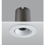 Integral Lux Hi-Brite 60 Einbaustrahler - Ø 70 mm, Ø 60 mm Einbaumaß - inkl. 9W LED - weiß