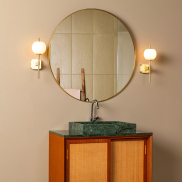 Lucide Elda - Wandleuchte - 18,4 x 12 x 34,5 cm - IP44 - gold