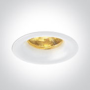 ONE Light Recessed Spots Fixed LED - Einbaustrahler - Ø 44 mm, Ø 38 mm Einbaugröße - 3W dimmbare LED inkl. - weiß