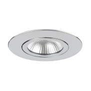 Integral LED Lux Ultra Slim - Einbaustrahler - Ø 83 mm, Ø 65 mm Einbaumaß - inkl. 6,5W dimmbare LED - Chrom